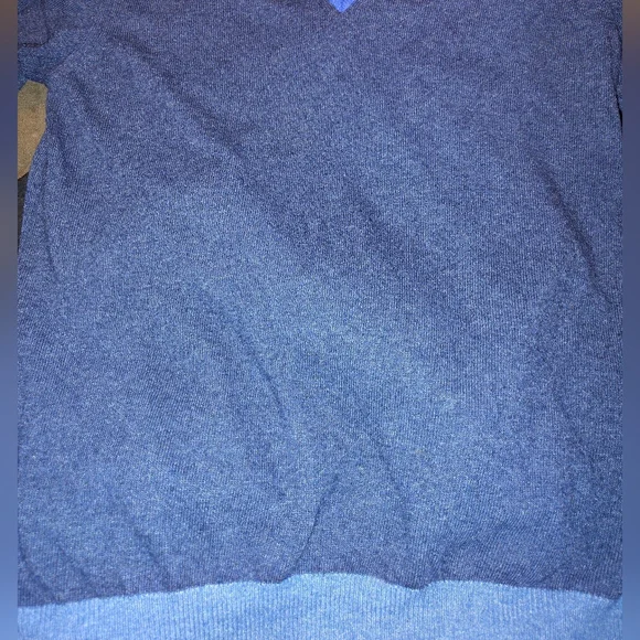 Cashmer Italy Wool  Sweater, Women, V-neck,  Blue, Soft, Lightweight,  S - Picture 8 of 10